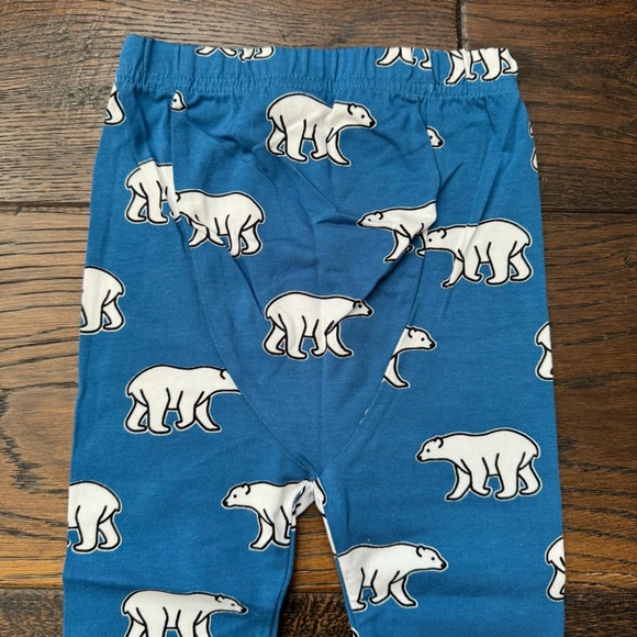 Whistle and Flute Blue Polar Bear Kids Pajamas - Picture 7 of 8